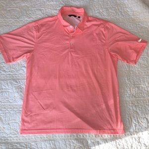Salmon dry fit golf polo